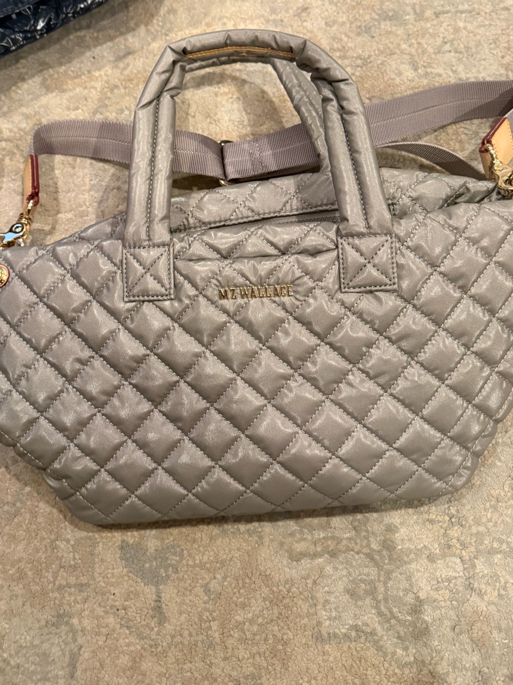 MZ Wallace Small Metro City Tote, Sable pearl